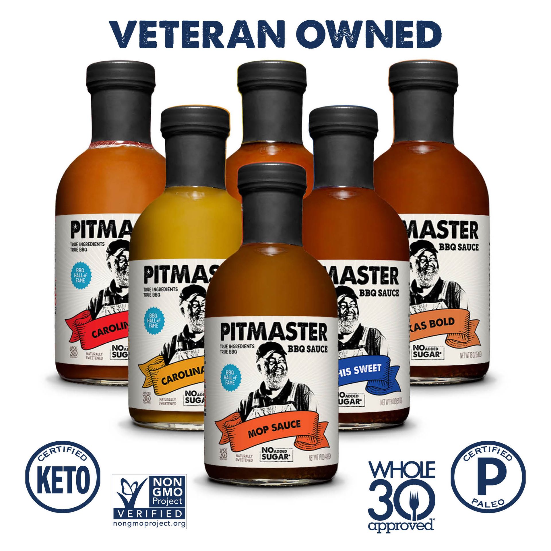 Pitmaster Ed Mitchell BBQ Variety 6-Pack