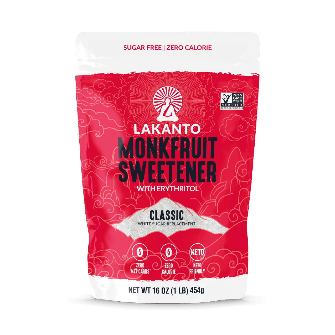 Classic Monkfruit and Erythritol Sweetener - White Sugar Replacement