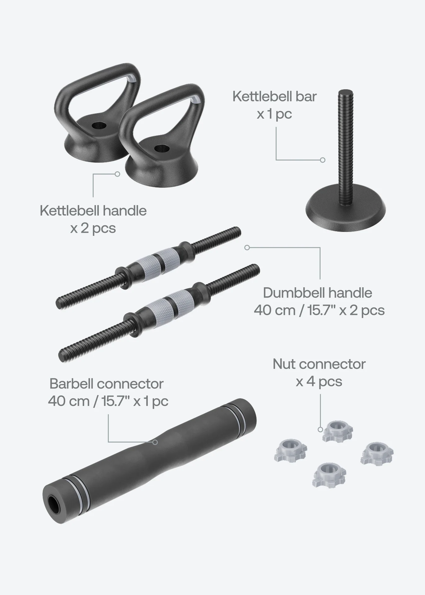 Adjustable Home Weight Set | Up to 44 LB