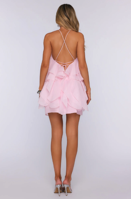 Designer Love Mini Dress Pink