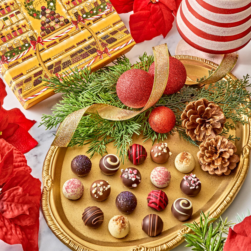 HOLIDAY 2026 Bissinger's Holiday Cheer Truffles 16 PC