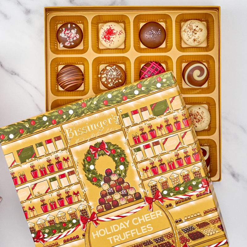 HOLIDAY 2026 Bissinger's Holiday Cheer Truffles 16 PC
