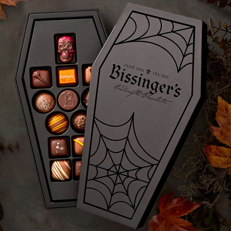 HALLOWEEN 2026 Bissinger's Black Coffin Gift Box - 13 PC