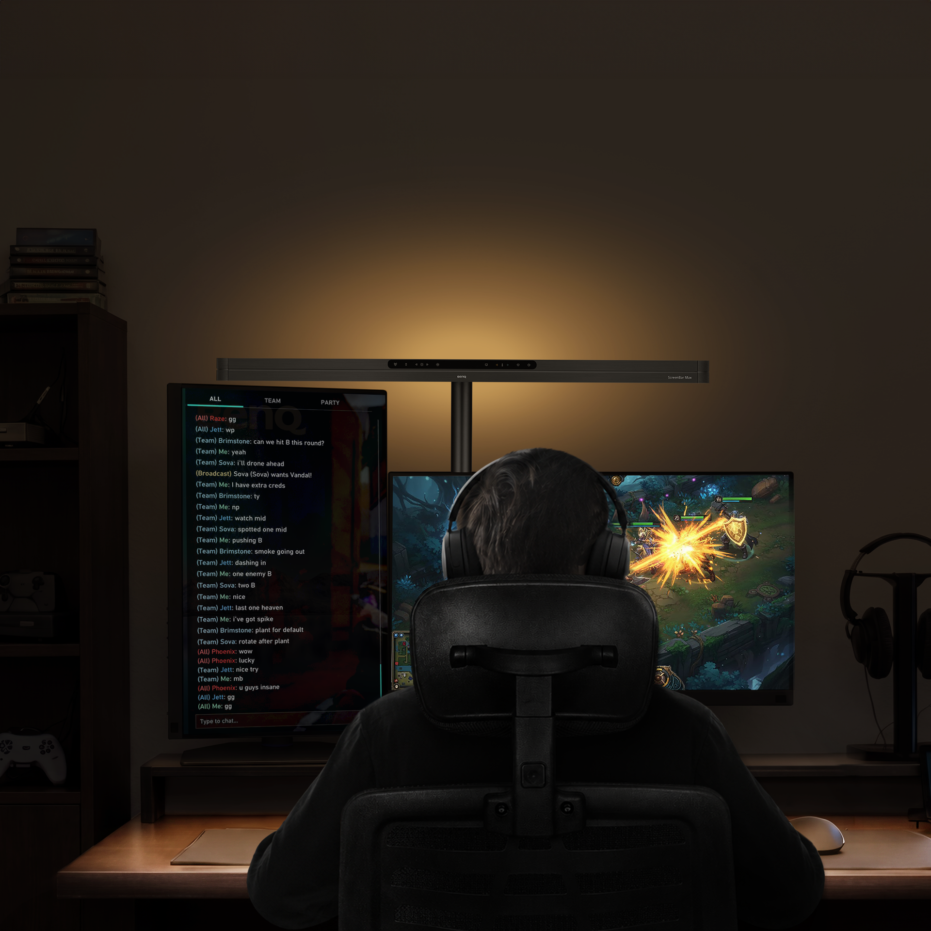 BenQ ScreenBar Max: Monitor Light Bar for Dual-Monitor Setups