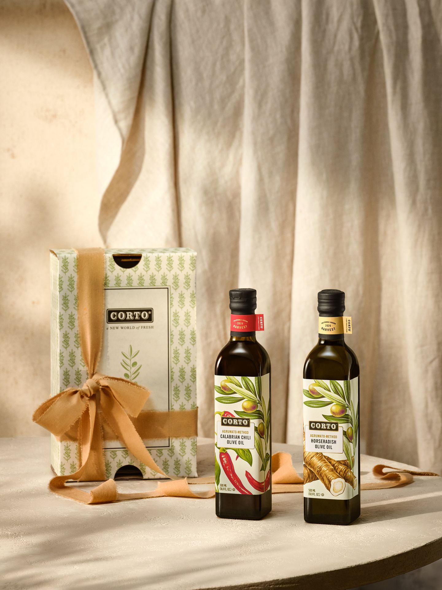 Agrumato-Method Gift Set (Calabrian Chili + Horseradish Olive Oils)