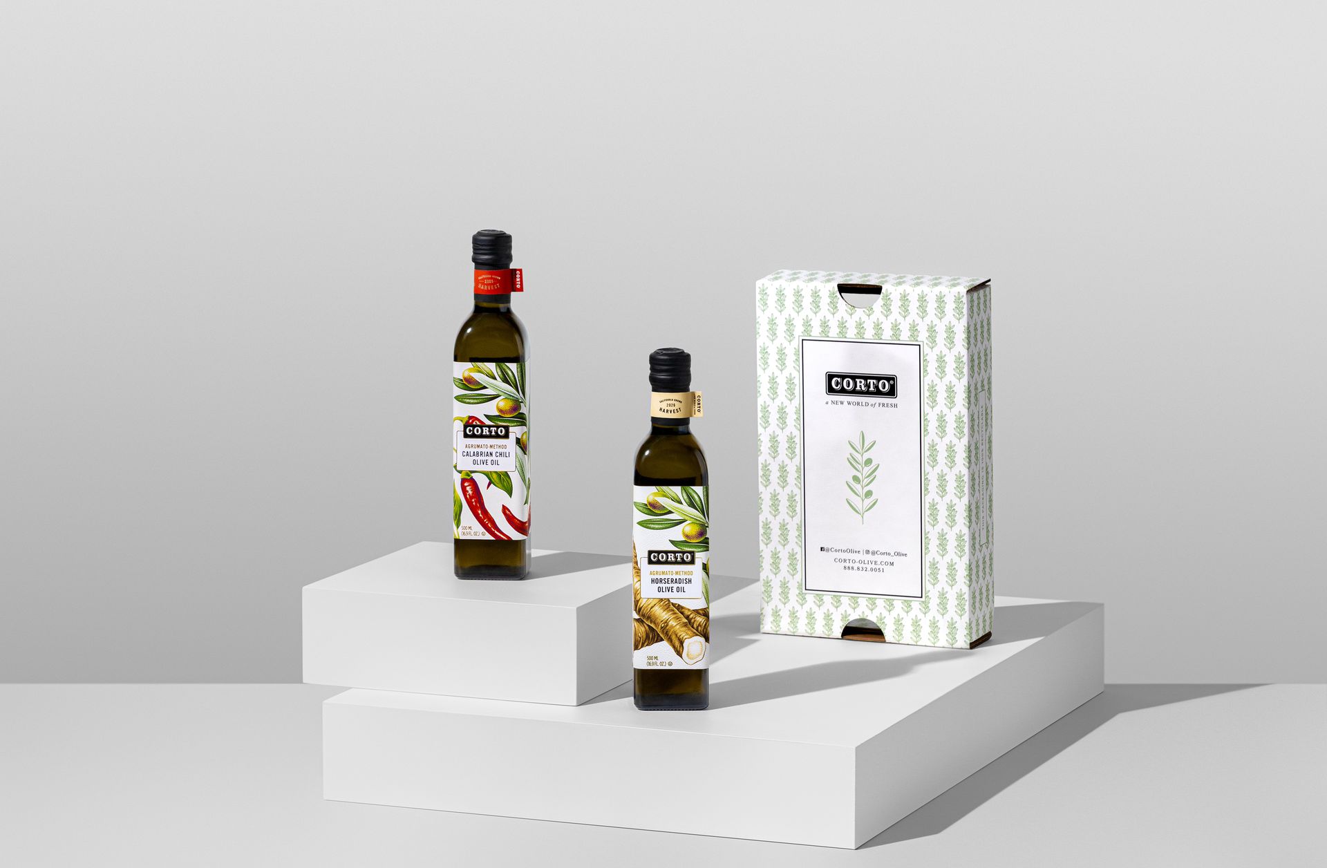 Agrumato-Method Gift Set (Calabrian Chili + Horseradish Olive Oils)