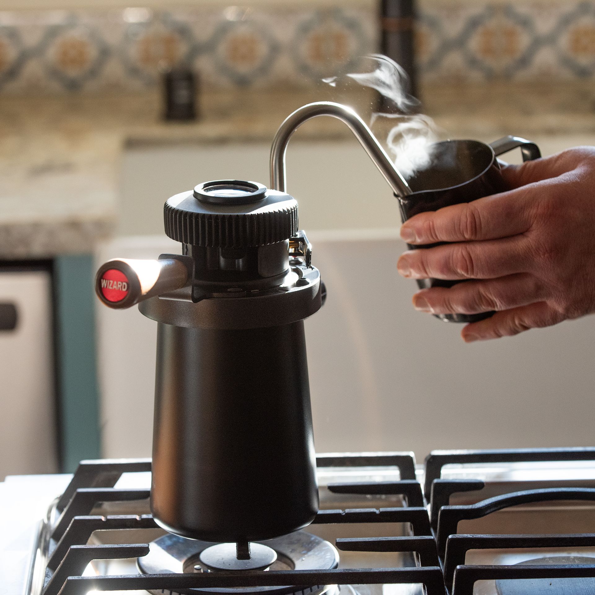 Wizard Stovetop Milk Steamer