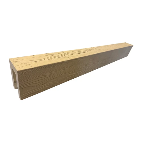 Faux-wood ceiling beams