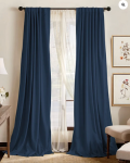 TheHues Hussein 4 Layers OEKO Certified Soundproof Thermal 100% Blackout Anti-Dust Premium Custom Curtain