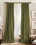 TheHues Hussein 4 Layers OEKO Certified Soundproof Thermal 100% Blackout Anti-Dust Premium Custom Curtain