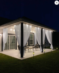 TheHues FadeShield™ Canvas Waterproof Lightweight Custom Outdoor Curtain