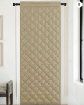 TheHues Oxford Thermal Insulated & Soundproof Custom Door Curtain