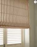 TheHues Milano Flat Fold Roman Shades