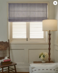 TheHues Milano Flat Fold Roman Shades