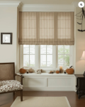 TheHues Milano Flat Fold Roman Shades