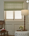 TheHues Milano Flat Fold Roman Shades