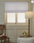 TheHues Milano Flat Fold Roman Shades