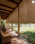 TheHues Mia Jute Outdoor Woven Shade