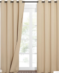 NICETOWN Luna Soundproof 100% Blackout Custom Curtains - Single Panel