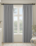 NICETOWN Valentina Natural Blackout Faux Linen Custom Curtains - Single Panel