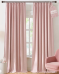 NICETOWN Nightfall Linen Blackout Pinch Pleat Ready Made Curtains – Pair